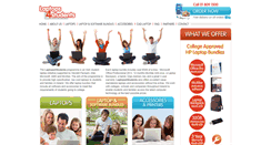 Desktop Screenshot of laptops4students.ie
